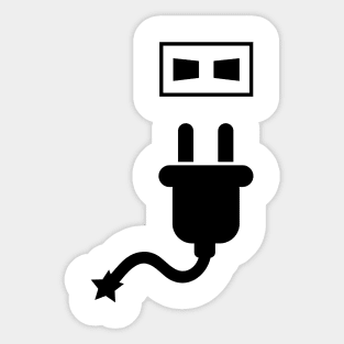 Plug and Socket Sticker